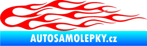 Samolepka Plameny 096 Fluorescentní červená