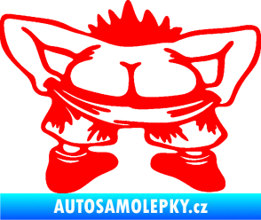 Samolepka Polib mi 003 Fluorescentní červená