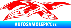 Samolepka Predators 032 pravá Fluorescentní červená