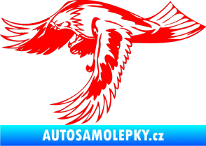 Samolepka Predators 048 levá Fluorescentní červená