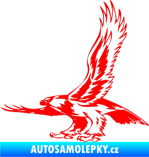Samolepka Predators 068 levá Fluorescentní červená