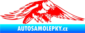 Samolepka Predators 074 pravá Fluorescentní červená