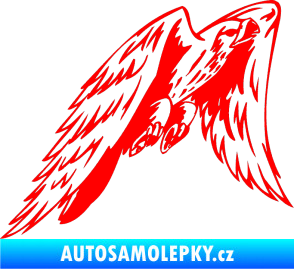 Samolepka Predators 090 pravá sokol Fluorescentní červená