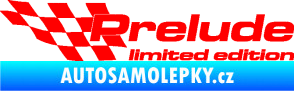 Samolepka Prelude limited edition levá Fluorescentní červená