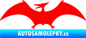 Samolepka Pterodactylus 001 levá Fluorescentní červená