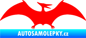 Samolepka Pterodactylus 001 pravá Fluorescentní červená