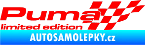 Samolepka Puma limited edition pravá Fluorescentní červená