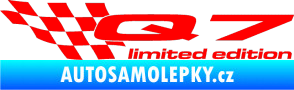 Samolepka Q7 limited edition levá Fluorescentní červená