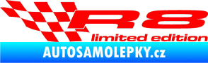 Samolepka R8 limited edition levá Fluorescentní červená