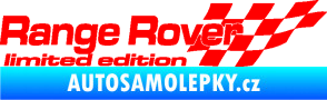 Samolepka Range Rover limited edition levá Fluorescentní červená