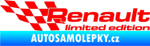 Samolepka Renault limited edition levá Fluorescentní červená