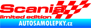 Samolepka Scania limited edition pravá Fluorescentní červená