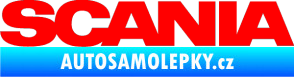 Samolepka Scania Fluorescentní červená