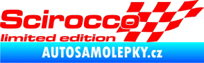 Samolepka Scirocco limited edition pravá Fluorescentní červená