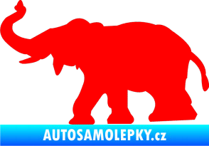 Samolepka Slon 021 levá Fluorescentní červená