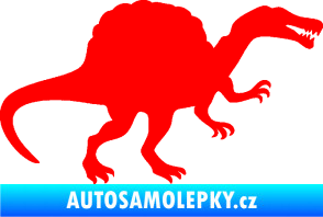 Samolepka Spinosaurus 001 pravá Fluorescentní červená