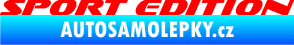 Samolepka Sport edition 003 nápis Fluorescentní červená