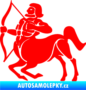 Samolepka Střelec 004 levá Fluorescentní červená