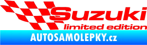 Samolepka Suzuki limited edition levá Fluorescentní červená