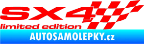 Samolepka SX4 limited edition pravá Fluorescentní červená