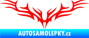 Samolepka Tetování 008 Fluorescentní červená