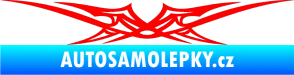 Samolepka Tetování 016 Fluorescentní červená