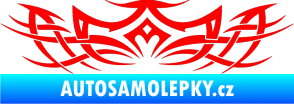 Samolepka Tetování 027 Fluorescentní červená