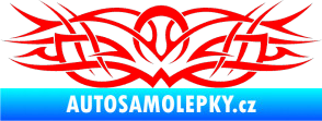 Samolepka Tetování 030 Fluorescentní červená