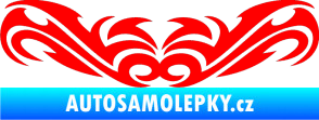 Samolepka Tetování 036 Fluorescentní červená