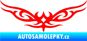 Samolepka Tetování 060 Fluorescentní červená