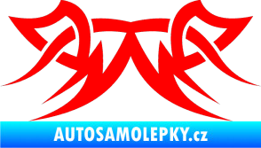 Samolepka Tetování 064 Fluorescentní červená