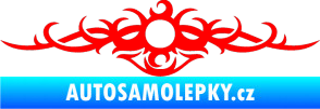 Samolepka Tetování 071 Fluorescentní červená