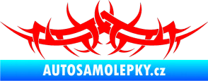 Samolepka Tetování 078 Fluorescentní červená