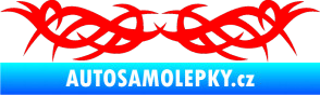 Samolepka Tetování 109 Fluorescentní červená