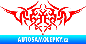 Samolepka Tetování 112 Fluorescentní červená