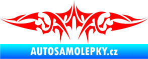 Samolepka Tetování 120 Fluorescentní červená