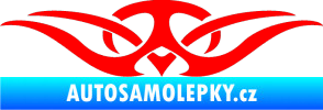 Samolepka Tetování 128 Fluorescentní červená