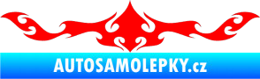 Samolepka Tetování 132 Fluorescentní červená