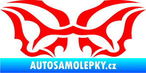 Samolepka Tetování 138 Fluorescentní červená
