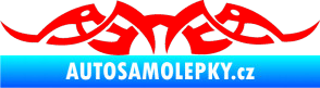 Samolepka Tetování 141 Fluorescentní červená