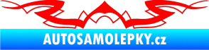Samolepka Tetování 145 Fluorescentní červená