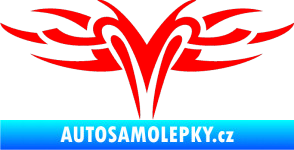 Samolepka Tetování 151 Fluorescentní červená