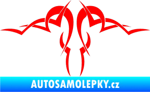 Samolepka Tetování 188 Fluorescentní červená