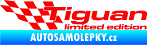 Samolepka Tiguan limited edition levá Fluorescentní červená