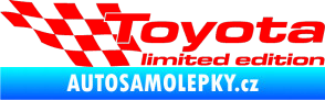 Samolepka Toyota limited edition levá Fluorescentní červená