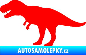 Samolepka Tyrannosaurus Rex 001 levá Fluorescentní červená