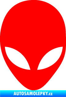 Samolepka UFO 002 Fluorescentní červená