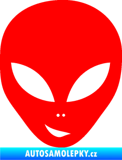 Samolepka UFO 003 levá Fluorescentní červená