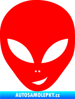 Samolepka UFO 003 pravá Fluorescentní červená