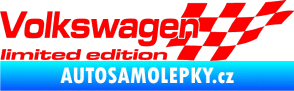 Samolepka Volkswagen limited edition pravá Fluorescentní červená